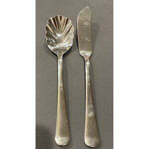 Cuisinart Richfield 18/10 Stainless Steel Flatware Butter Knife Sugar‎ Spoon